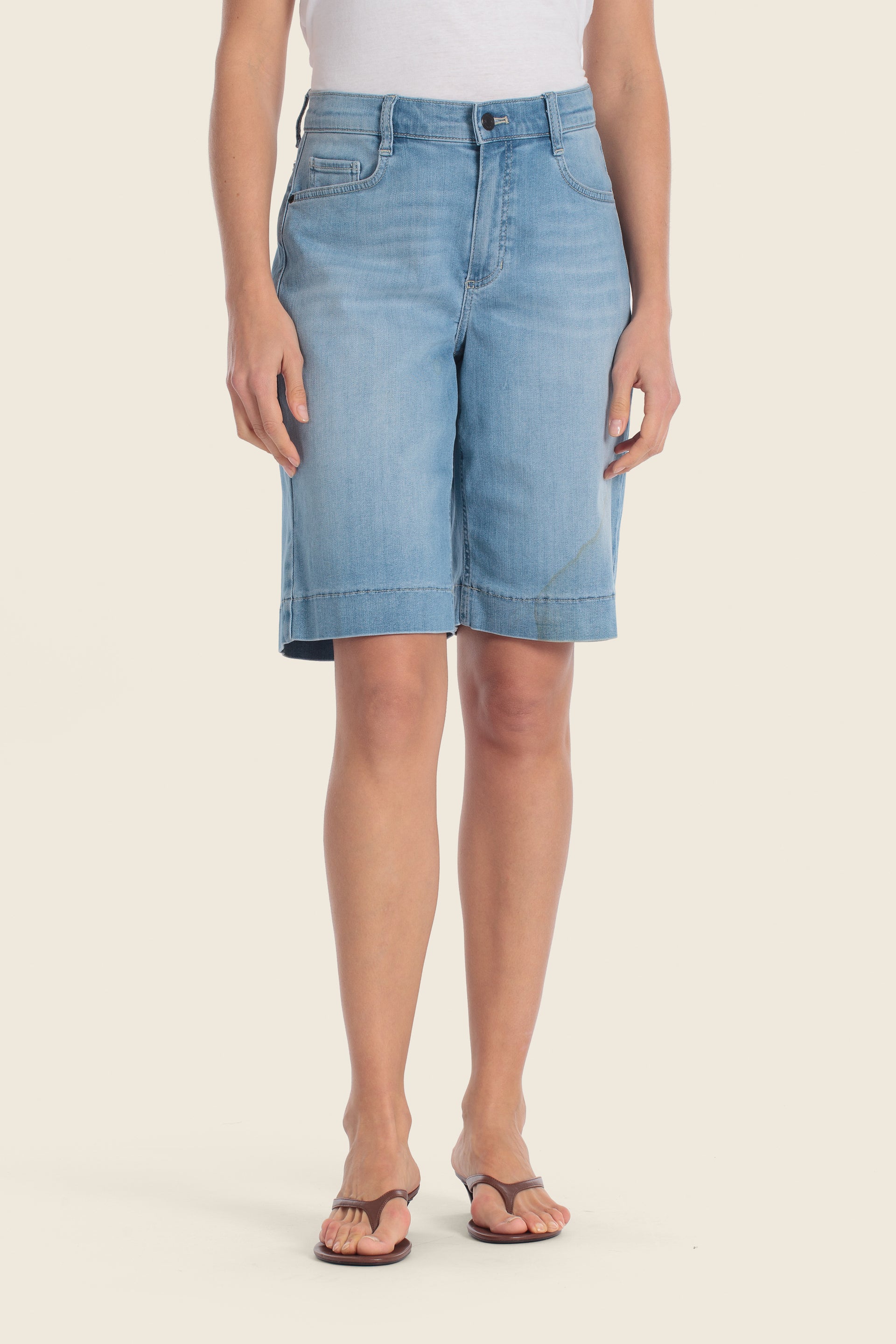 Jeansshorts mit weicher Oberfläche