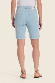 Jeans-Bermudas mit fünf Taschen