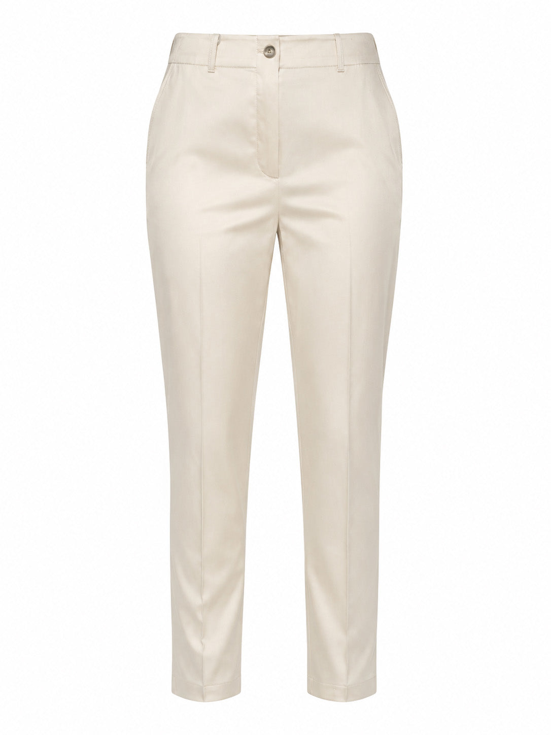 Schmal geschnittene Chino-Hose mit Stretchanteil