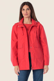 Leichter Funktionsparka mit Kapuze