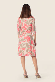 Bedrucktes Jerseykleid mit weichem Fall