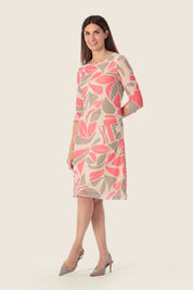 Bedrucktes Jerseykleid mit weichem Fall