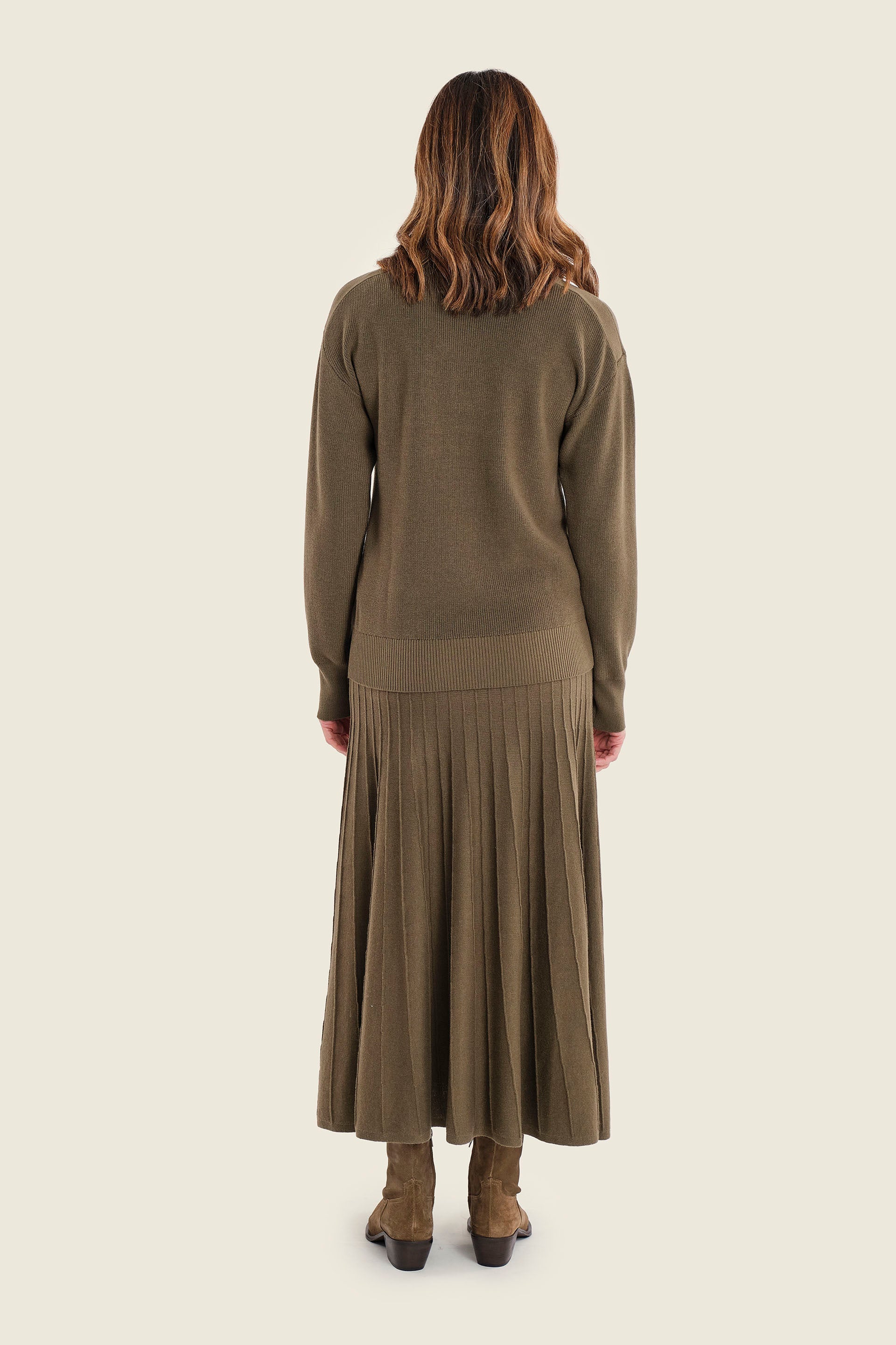 Pullover mit Kontrastblenden, Meeresgrün