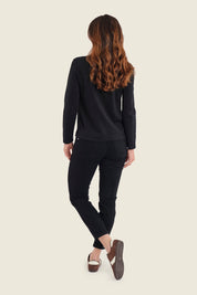 Schmale Jeans mit Stretchanteil, Denim Schwarz