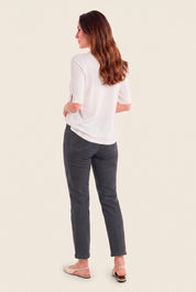 Schmale Jeans mit Stretchanteil, Denim Grau
