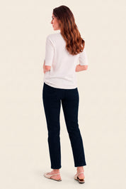 Schmale Jeans mit Stretchanteil, Denim Blauschwarz