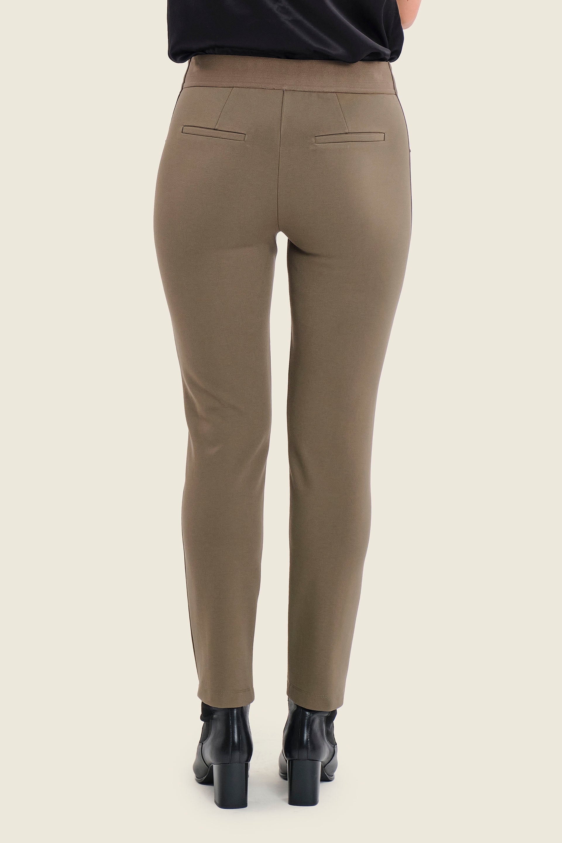 Schmale Strickhose zum Hineinschlüpfen, Meeresgrün