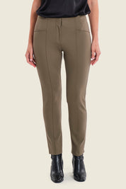 Schmale Strickhose zum Hineinschlüpfen, Meeresgrün