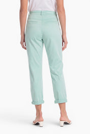 Kessy Chino-Hose aus Baumwollstretch mit Stoffgürtel