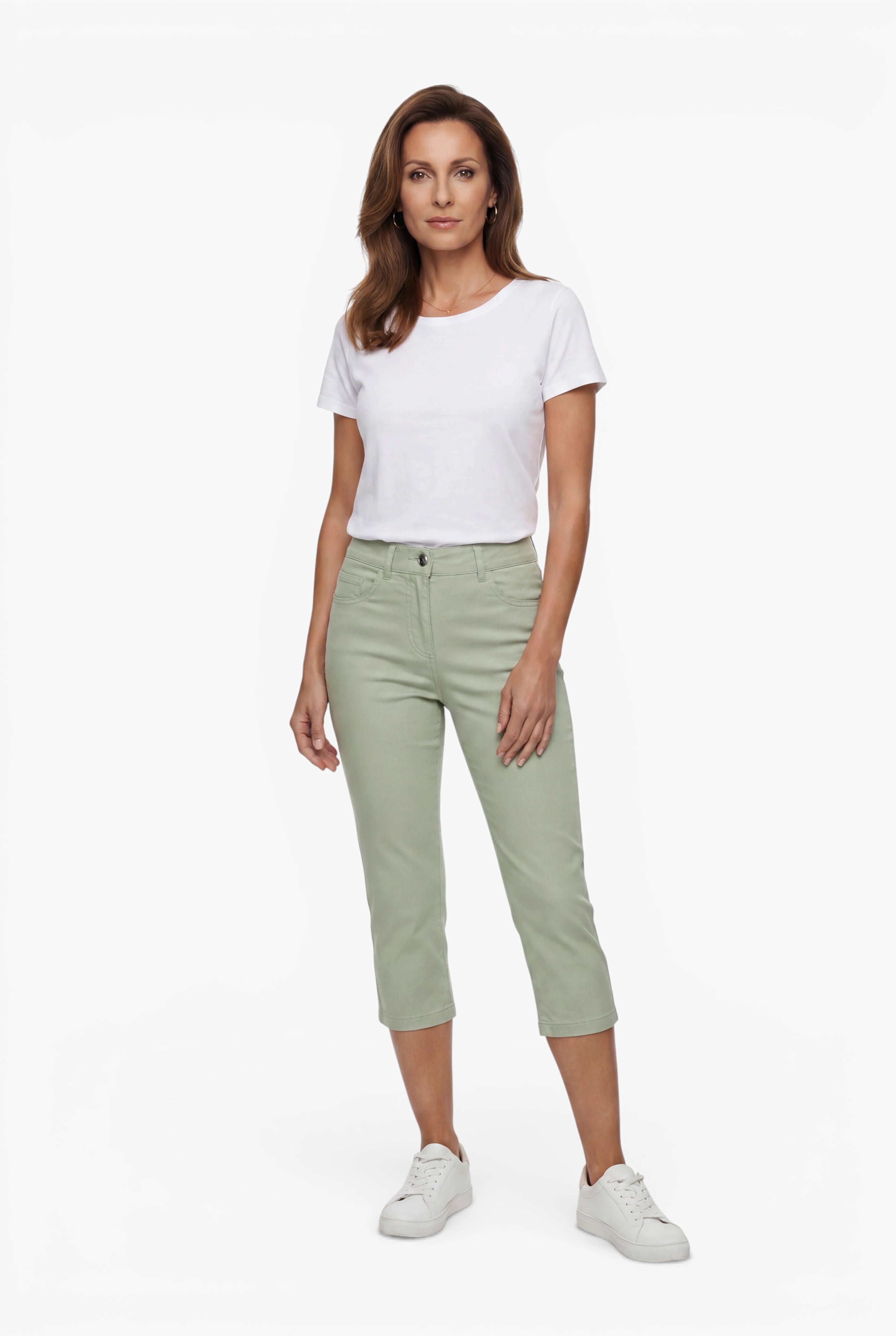 Soline Caprihose aus Stretch-Baumwolle