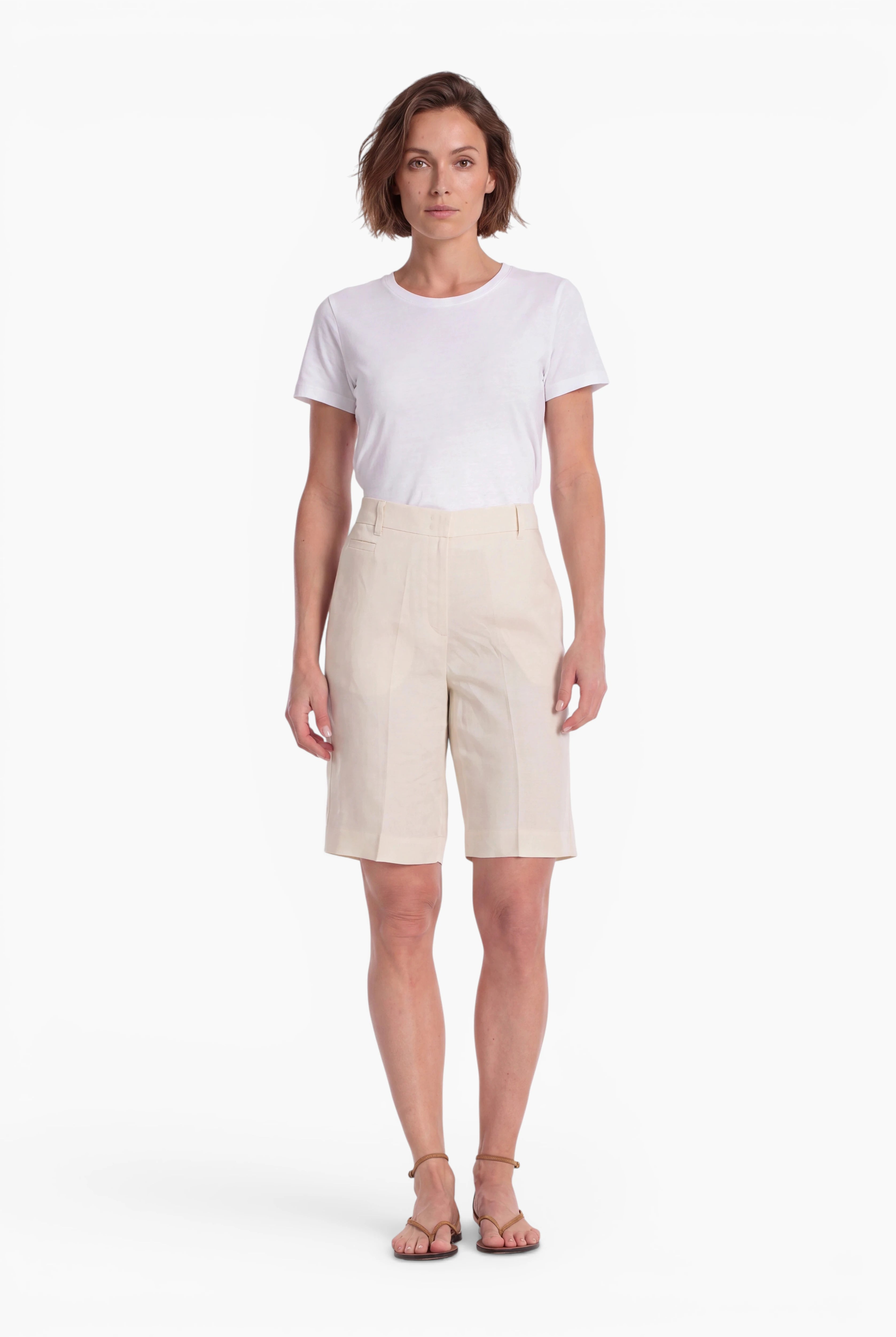 Chino-Bermudashorts aus Tencel™-Mischung