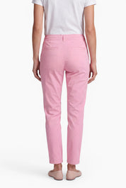 Kessy Chino-Hose aus Baumwollstretch mit Stoffgürtel