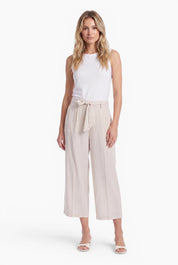 Chinos mit weitem Bein aus Lyocell™ mit Stoffgürtel