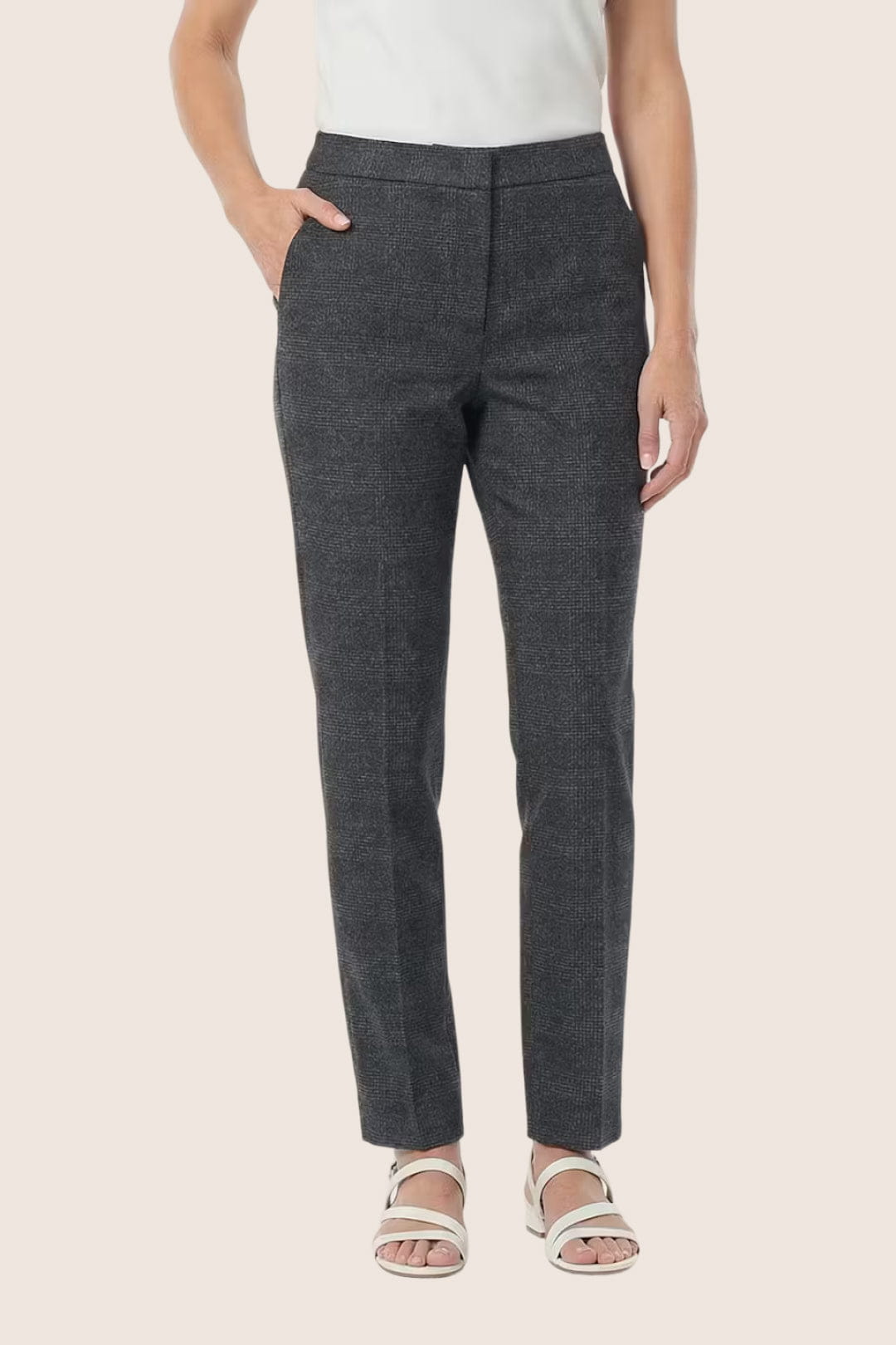 Karierte Hose mit klassischer Eleganz von GERRY WEBER